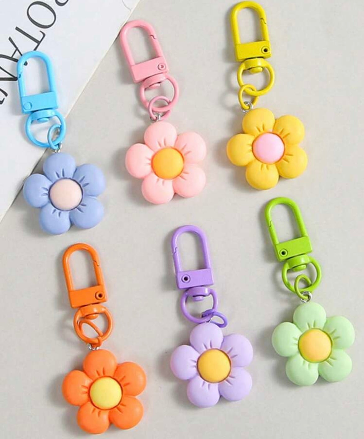 Flower phone case charm