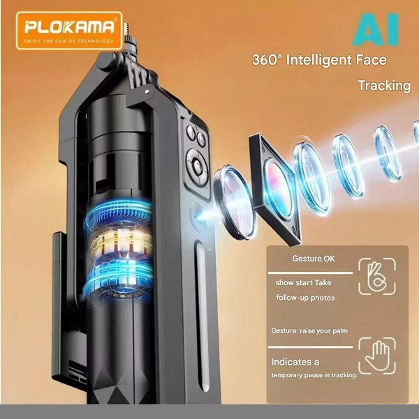 Plokama Auto-A7 AI Tripod + LED