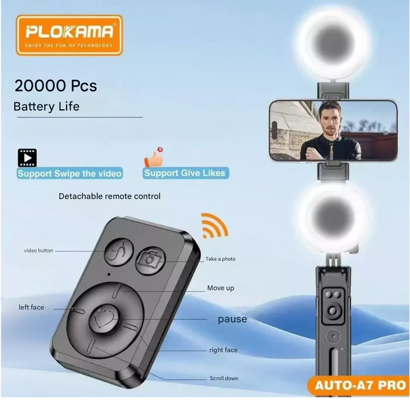 Plokama Auto-A7 AI Tripod + LED