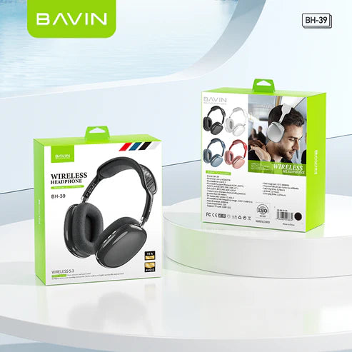 BAVIN Wireless Headphones