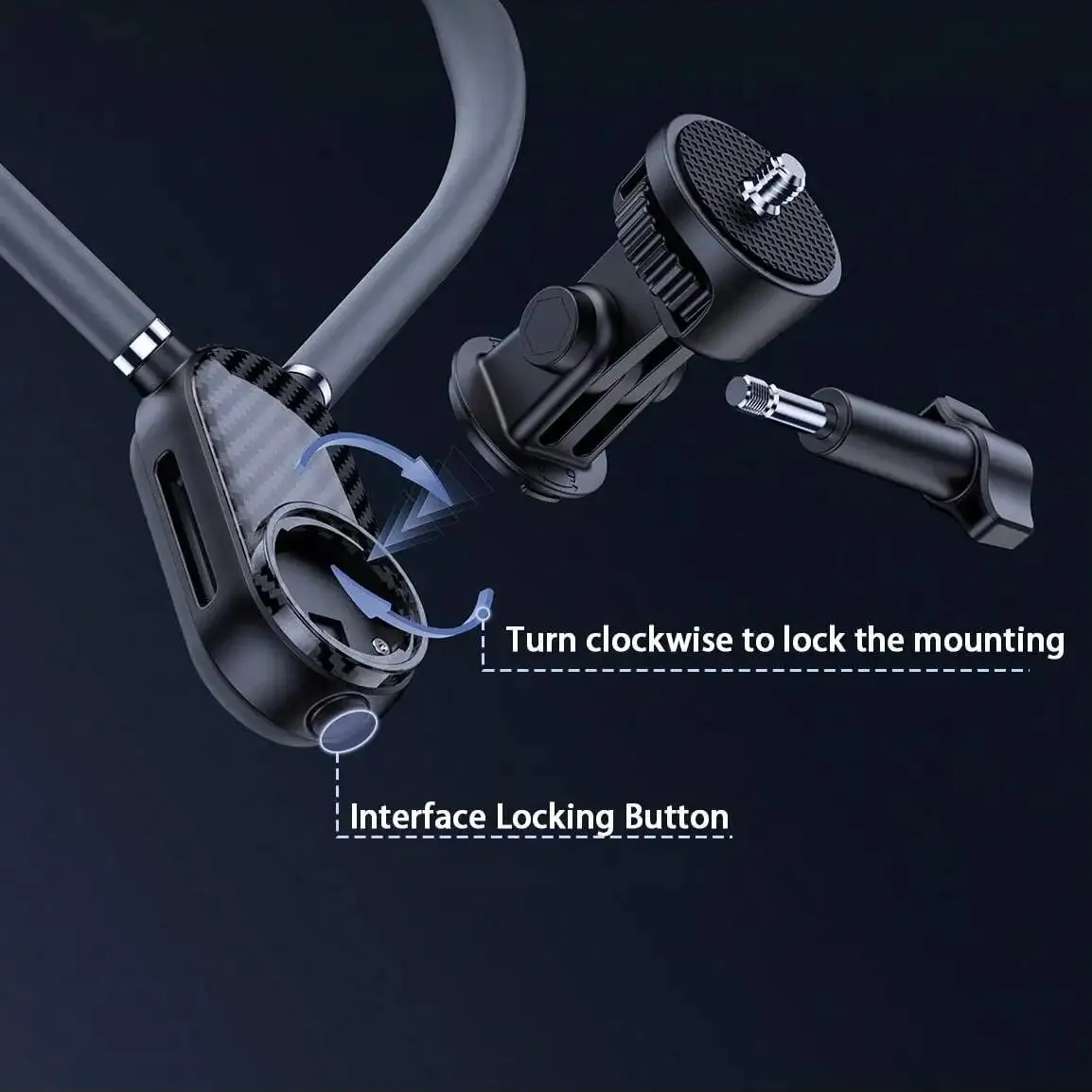POV Neck Holder for Cell Phone and Camera,Back Strap,  Hands Free POVVlog