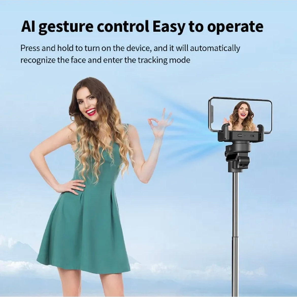 C10 Selfie Stick - Tripod - Gimbal Stabilizer