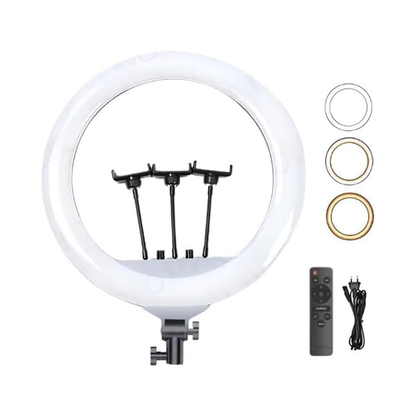 Plokama Live-R45 - 45cm Ring Light with Stand Mounts
