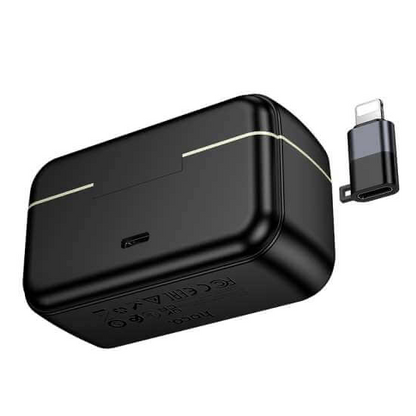 Hoco Wireless Noise Cancelling Dual Microphone Type C And Lightning Set - L22