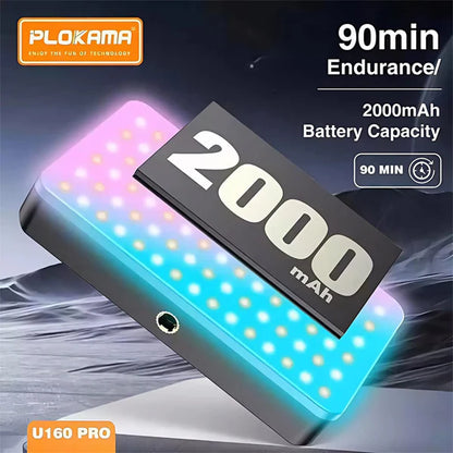 Plokama U160 Pro RGB Portable LED Flashlight