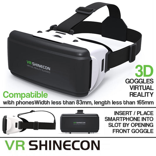 VR SHINECON SC-G06B - Virtual Reality 3D Goggle Smartphone Mount