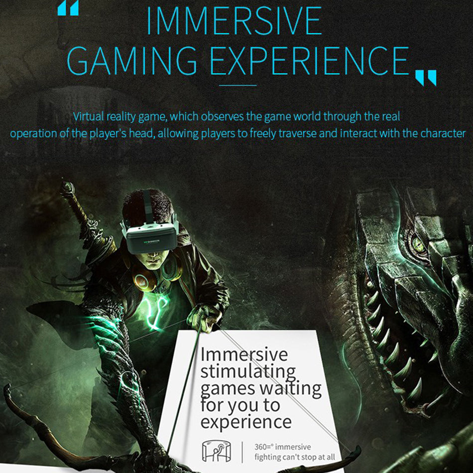 VR SHINECON SC-G06B - Virtual Reality 3D Goggle Smartphone Mount