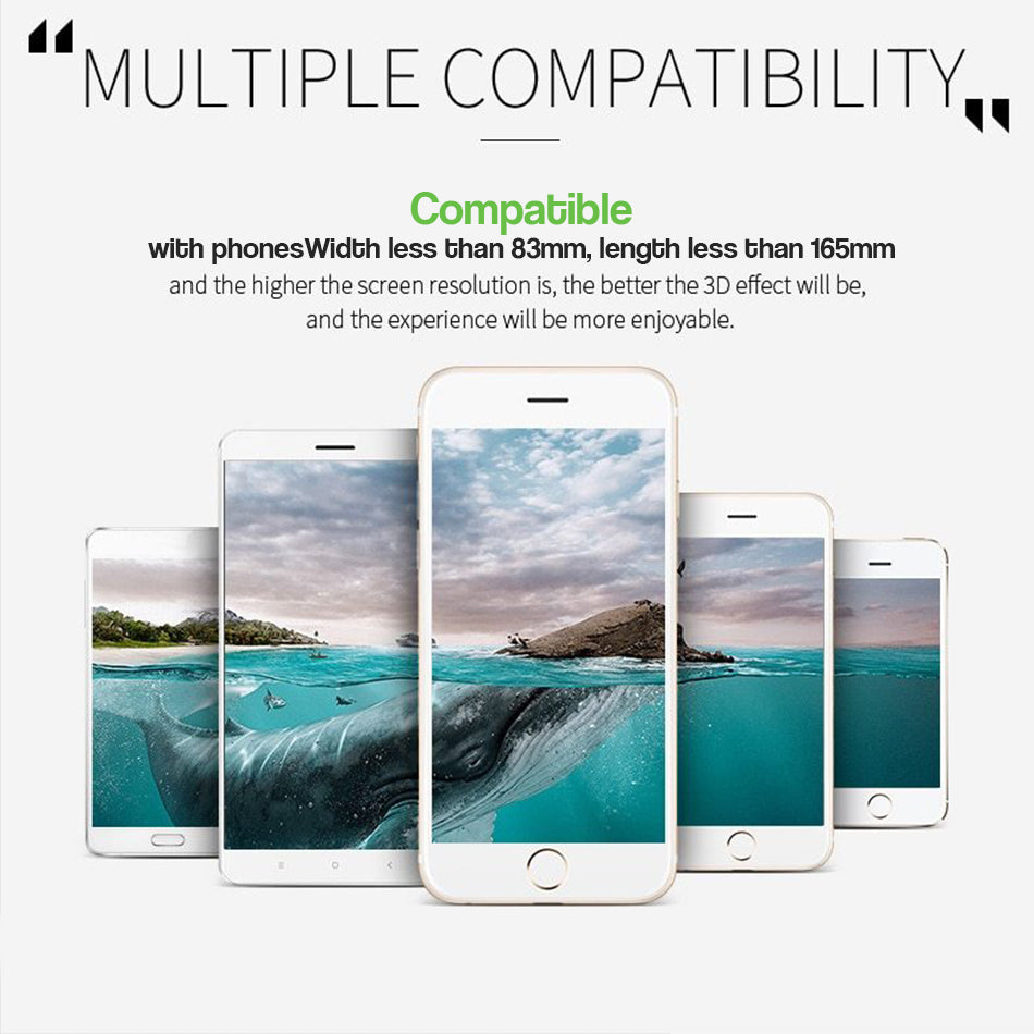 VR SHINECON SC-G06B - Virtual Reality 3D Goggle Smartphone Mount