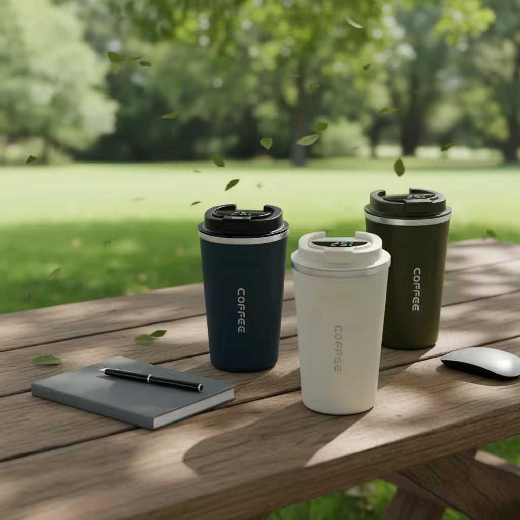 Double Vacuum Thermos Smart Cup