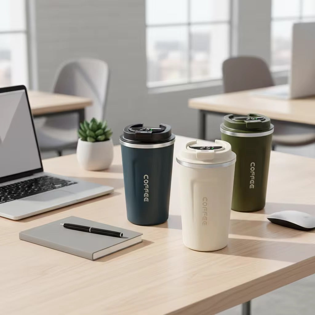 Double Vacuum Thermos Smart Cup