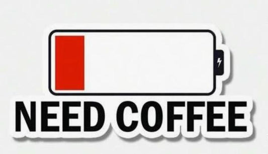 Needs Coffee sticker