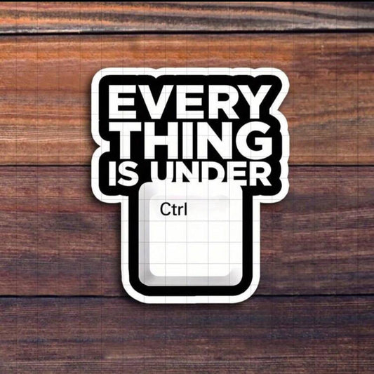 Everything is under Ctrl sticker